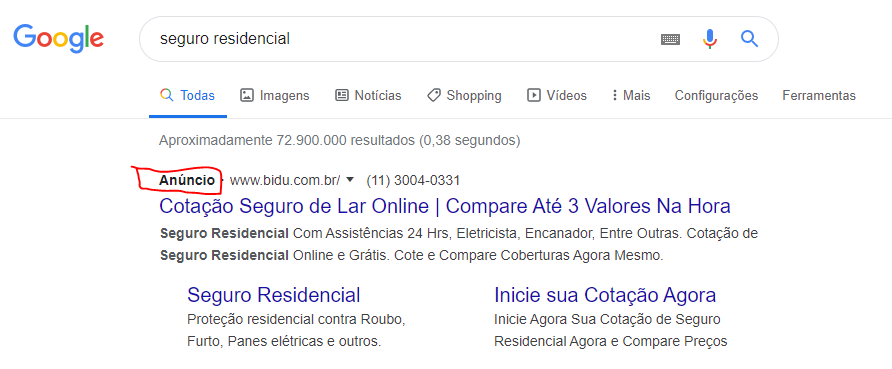 como anunciar-corretora de seguros no google